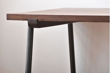 アンティーク家具　アンティーク　古材天板!大きなローテーブル
