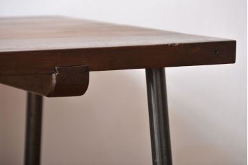 アンティーク家具　アンティーク　古材天板!大きなローテーブル
