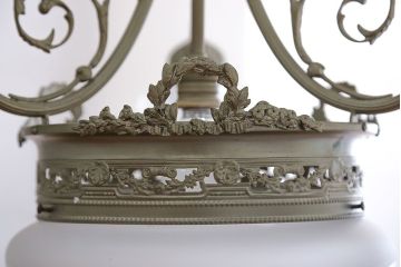 イギリスアンティーク　カットガラスシャンデリア