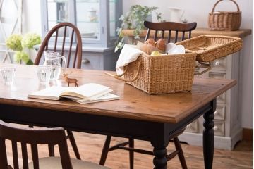 アンティーク家具　アンティークペイント　ダイニングテーブル