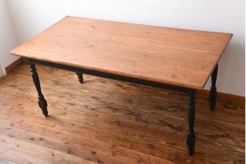 アンティーク家具　アンティークペイント　ダイニングテーブル