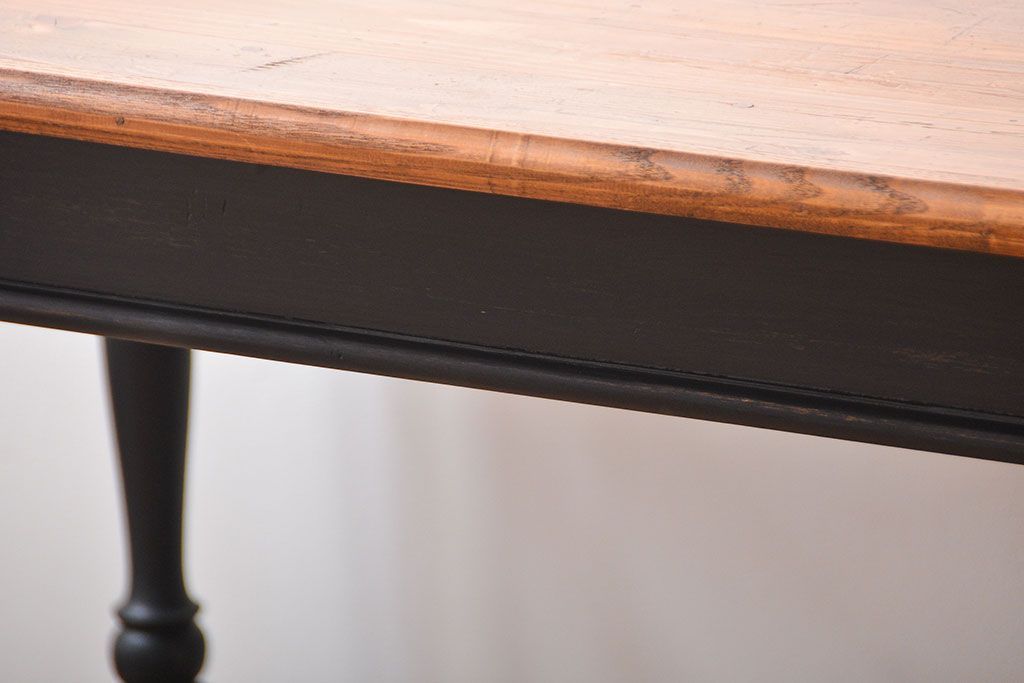 アンティーク家具　アンティークペイント　ダイニングテーブル