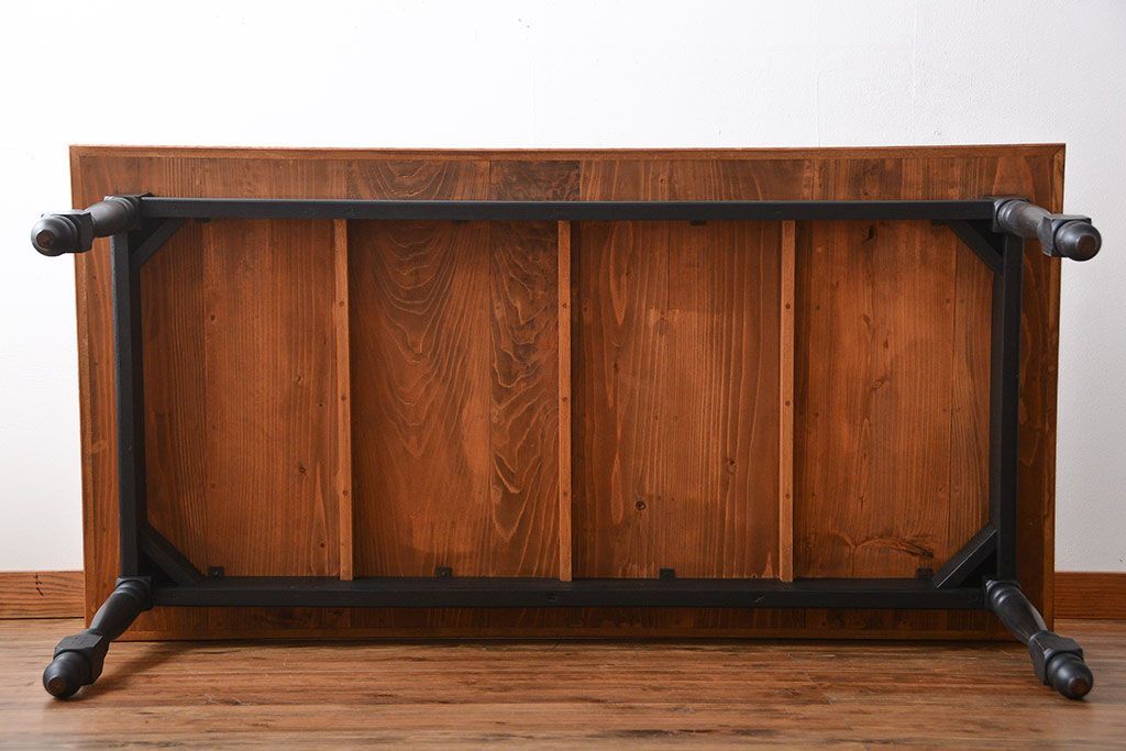 アンティーク家具　アンティークペイント　ダイニングテーブル