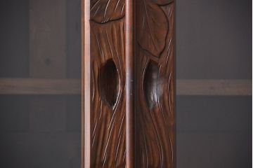 中古　伝統工芸軽井沢彫り　収納棚