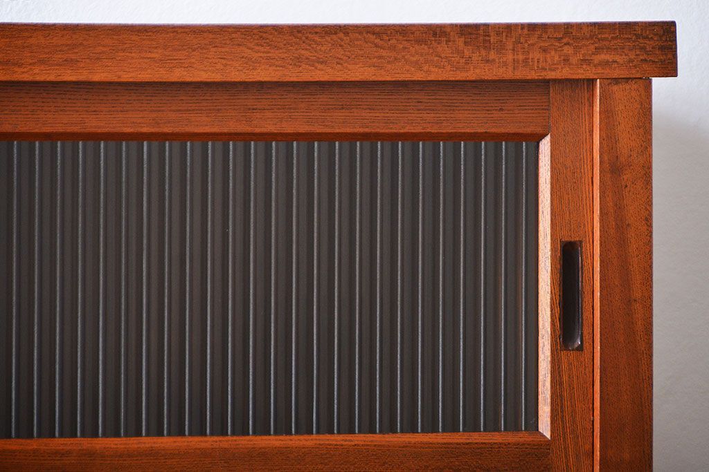 アンティーク家具　古民具・骨董　欅材!重ね水屋箪笥