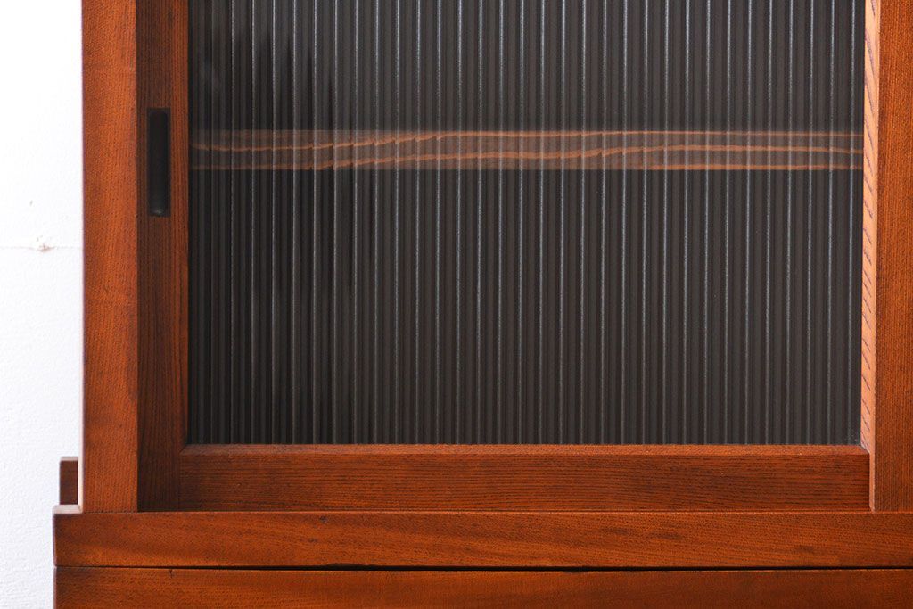 アンティーク家具　古民具・骨董　欅材!重ね水屋箪笥