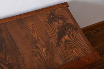 アンティーク家具　古民具・骨董　欅材!重ね水屋箪笥