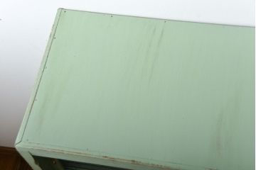 アンティーク家具　アンティークペイント　小振りな食器棚