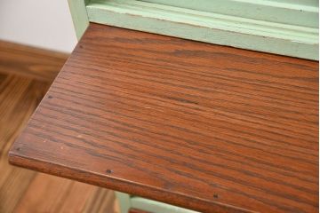 アンティーク家具　アンティークペイント　小振りな食器棚