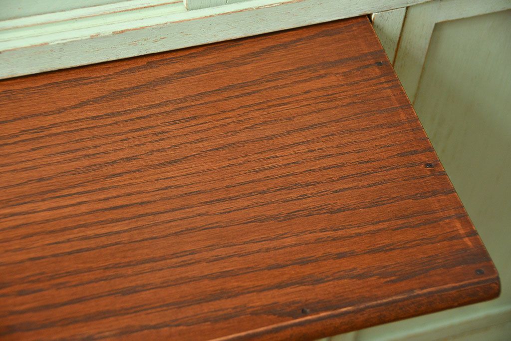 アンティーク家具　アンティークペイント　小振りな食器棚