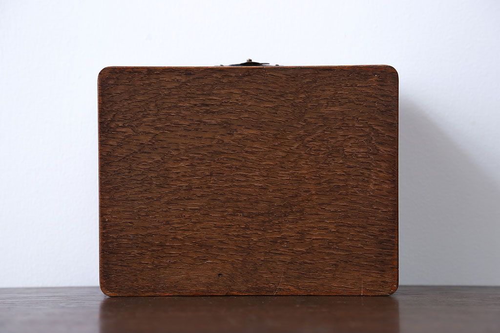 アンティーク雑貨　アンティーク　ナラ材　小さな収納箱