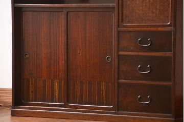 アンティーク家具　古民具・骨董　お洒落な茶箪笥