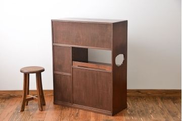 アンティーク家具　古民具・骨董　お洒落な茶箪笥