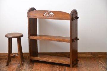 レトロ家具　昭和レトロ　かもめの本棚