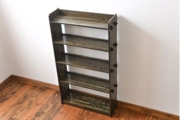 アンティーク家具　アンティーク　シックな楔(くさび)式本棚