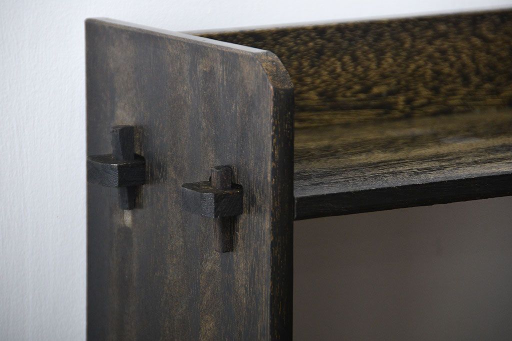 アンティーク家具　アンティーク　シックな楔(くさび)式本棚