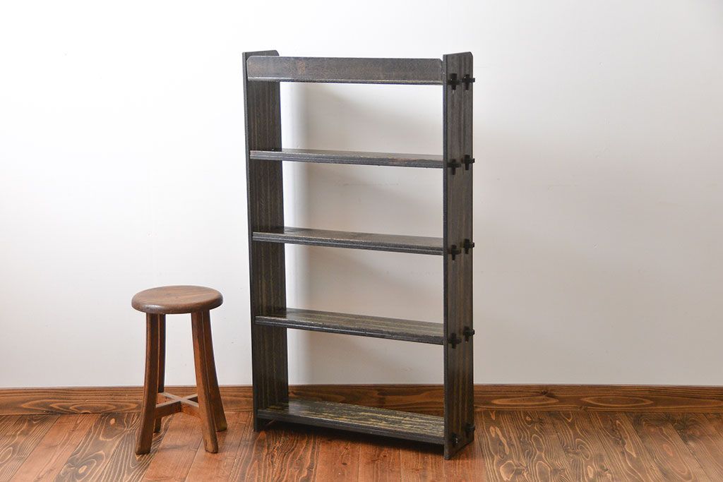 アンティーク家具　アンティーク　シックな楔(くさび)式本棚