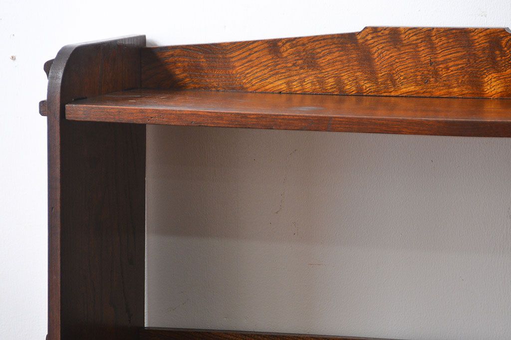 レトロ家具　昭和レトロ　栓材　楔(くさび)式本棚