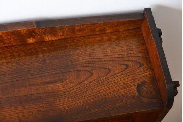 レトロ家具　昭和レトロ　栓材　楔(くさび)式本棚