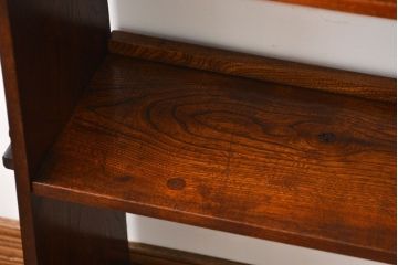 レトロ家具　昭和レトロ　栓材　楔(くさび)式本棚