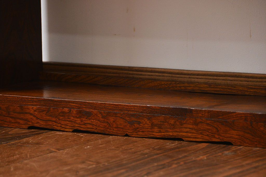 レトロ家具　昭和レトロ　栓材　楔(くさび)式本棚