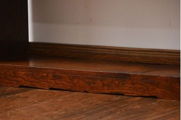 レトロ家具　昭和レトロ　栓材　楔(くさび)式本棚