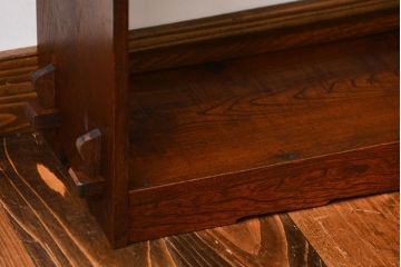 レトロ家具　昭和レトロ　栓材　楔(くさび)式本棚