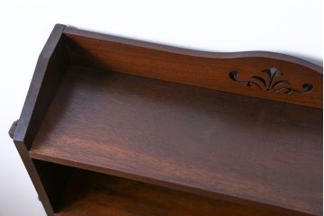 レトロ家具　昭和レトロ　上品な楔(くさび)式本棚