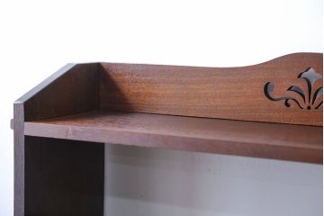 レトロ家具　昭和レトロ　上品な楔(くさび)式本棚