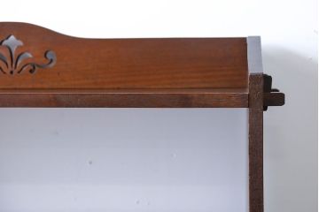 レトロ家具　昭和レトロ　上品な楔(くさび)式本棚