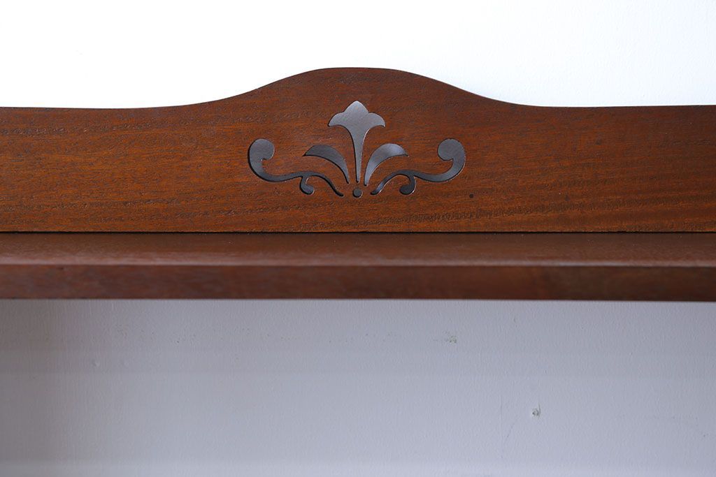 レトロ家具　昭和レトロ　上品な楔(くさび)式本棚