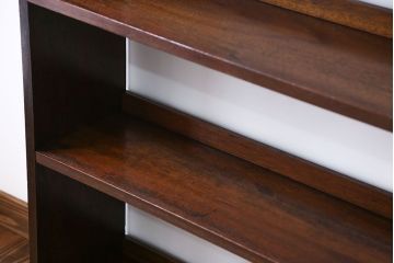 レトロ家具　昭和レトロ　上品な楔(くさび)式本棚