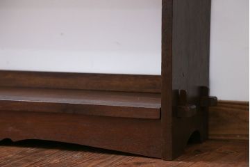 レトロ家具　昭和レトロ　上品な楔(くさび)式本棚