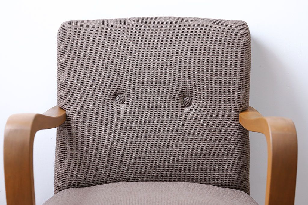 レトロ家具　アンティーク　レトロなシングルソファ(一人掛けソファ)(1)