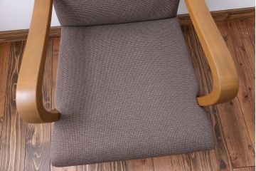 レトロ家具　アンティーク　レトロなシングルソファ(一人掛けソファ)(1)