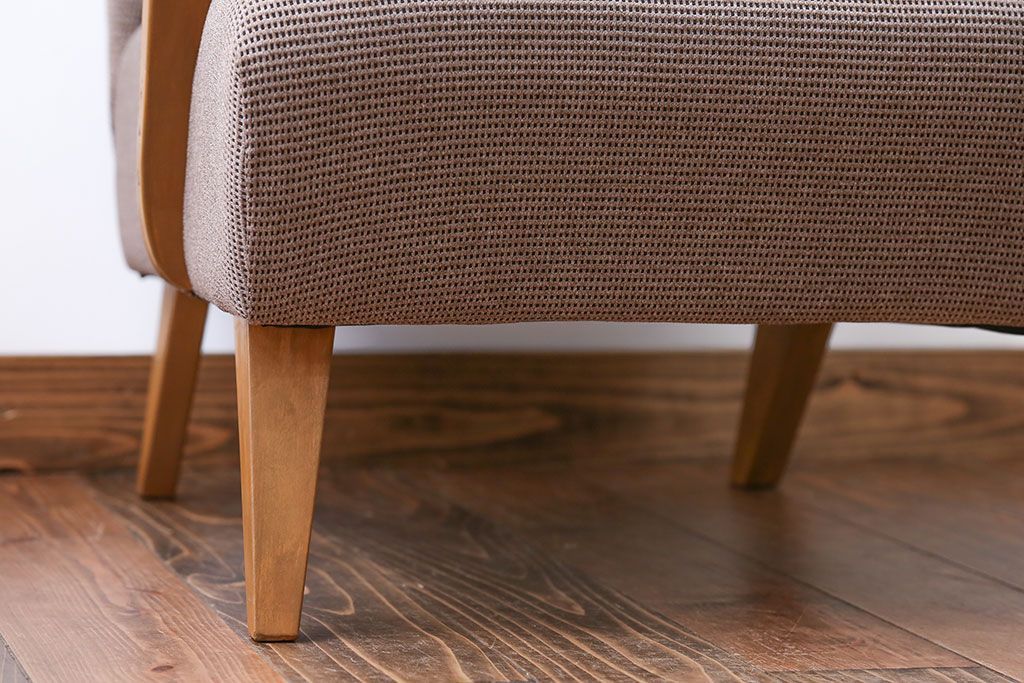 レトロ家具　アンティーク　レトロなシングルソファ(一人掛けソファ)(1)