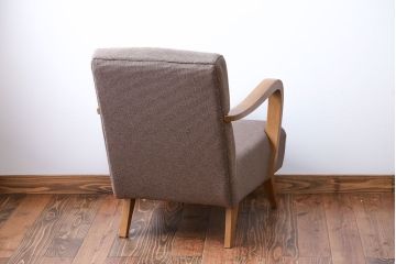 レトロ家具　アンティーク　レトロなシングルソファ(一人掛けソファ)(1)