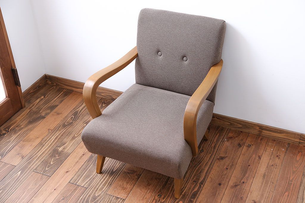 アンティーク家具　アンティーク　一人掛けソファ(2)