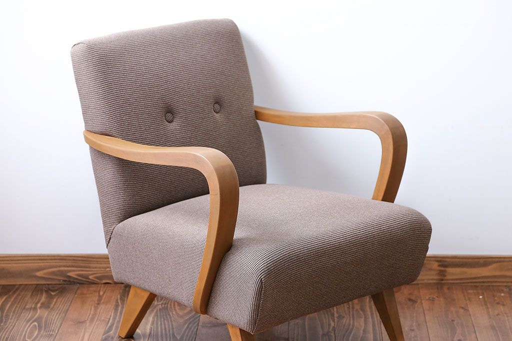 アンティーク家具　アンティーク　一人掛けソファ(2)