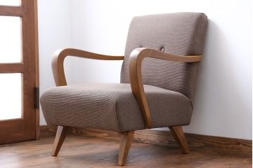 アンティーク家具　アンティーク　一人掛けソファ(2)