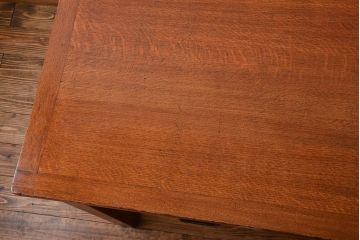 アンティーク家具　イギリスアンティーク　オーク材　ダイニングテーブル