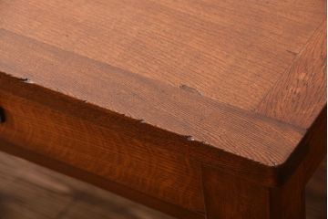 アンティーク家具　イギリスアンティーク　オーク材　ダイニングテーブル