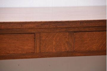 アンティーク家具　イギリスアンティーク　オーク材　ダイニングテーブル