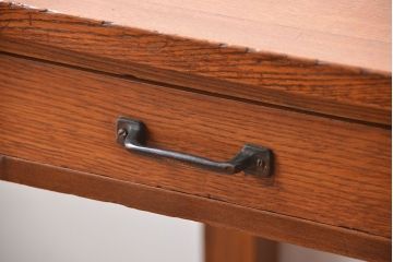 アンティーク家具　イギリスアンティーク　オーク材　ダイニングテーブル