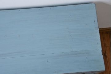 アンティーク家具　アンティークペイント　14杯引き出し