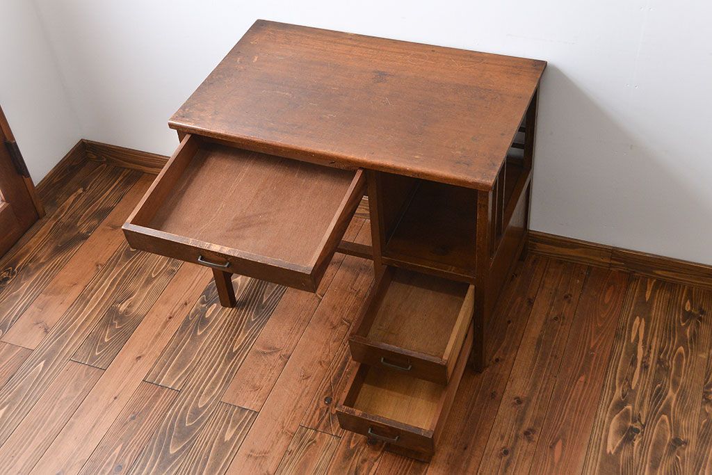 アンティーク家具　 アンティーク　おしゃれな片袖机