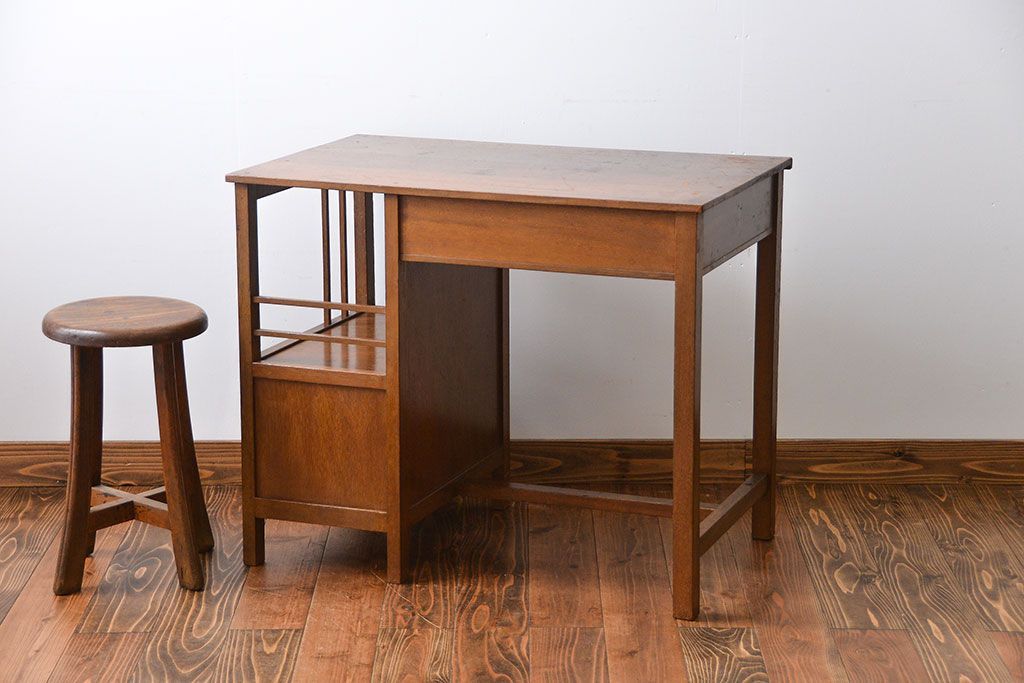 アンティーク家具　 アンティーク　おしゃれな片袖机