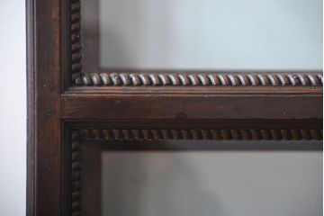 アンティーク家具　大正ロマン　天枠付き!古いタバコ屋のアンティークガラスケース