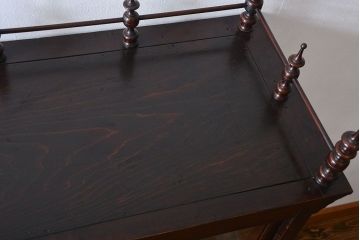 アンティーク家具　大正ロマン　天枠付き!古いタバコ屋のアンティークガラスケース