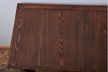 アンティーク家具　アンティーク　タモ材　ガラスケース